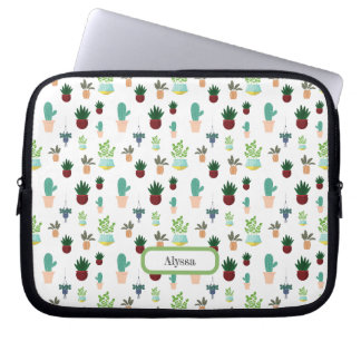 Capa Para Notebook Personalized Succulent Cacti laptop sleeve