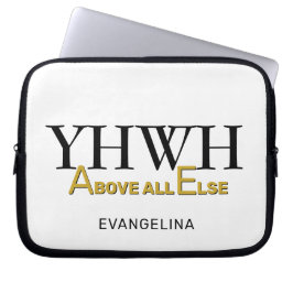 Capa Para Notebook Personalized YHWH YAHWEH Above All Else Christian