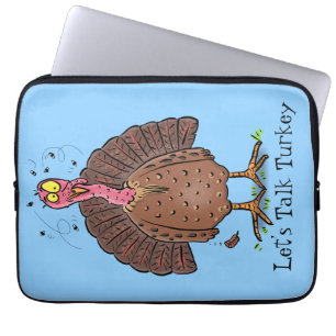 Capa Para Notebook Peru-de-fazenda engraçado e castanho com cartograf