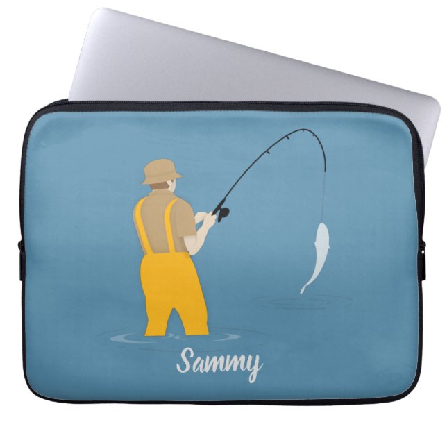 Capa Para Notebook Pesca (Frente)