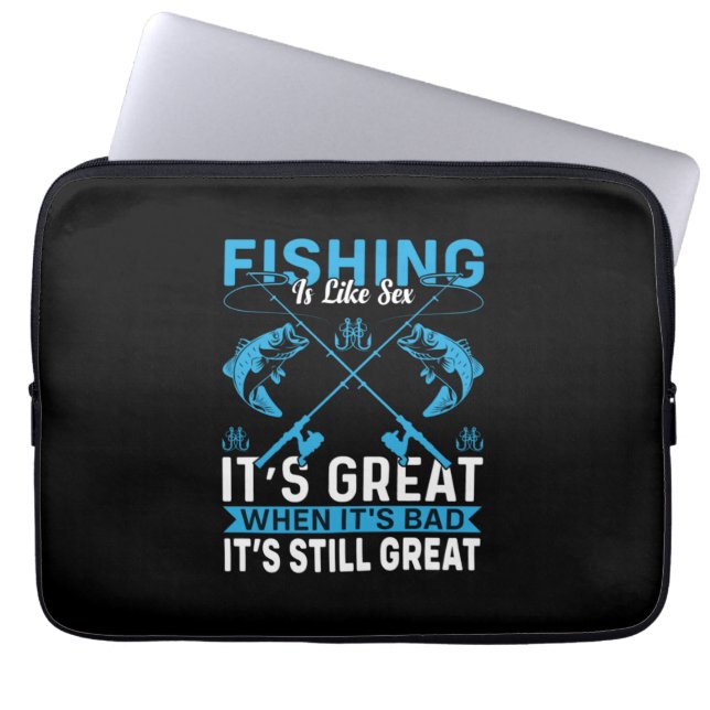 Capa Para Notebook Pesca De Presente De Pesca É Excelente (Frente)
