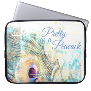 Capa Para Notebook Pêssego branco Bonito como pastel de pavão