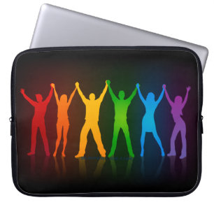 Capa Para Notebook Pessoas de grupo de SlipperyJoe segurando as mãos