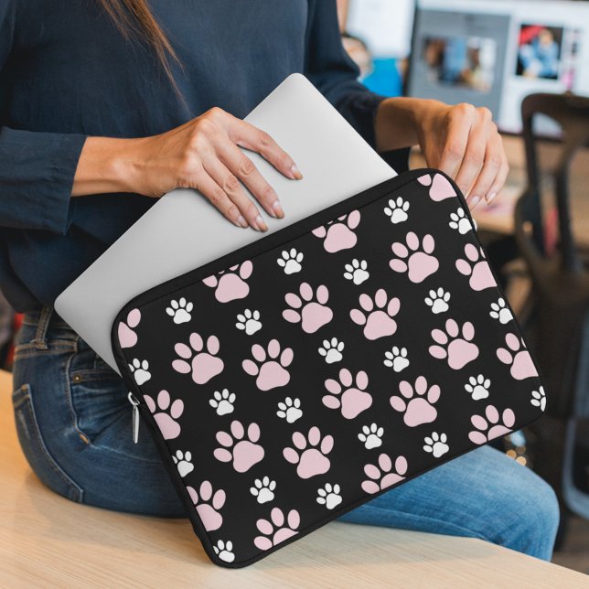 Capa Para Notebook Pestanas, Patas Rosa, Patas Cachorros, Patas Anima (Criador carregado)