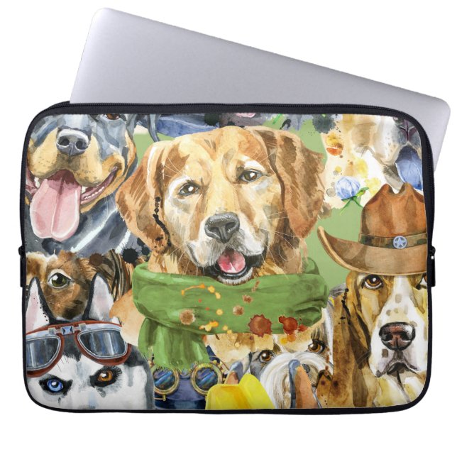 Capa Para Notebook Pet Pets de Cães (Frente)