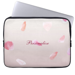 Capa Para Notebook Petais Rosa românticos