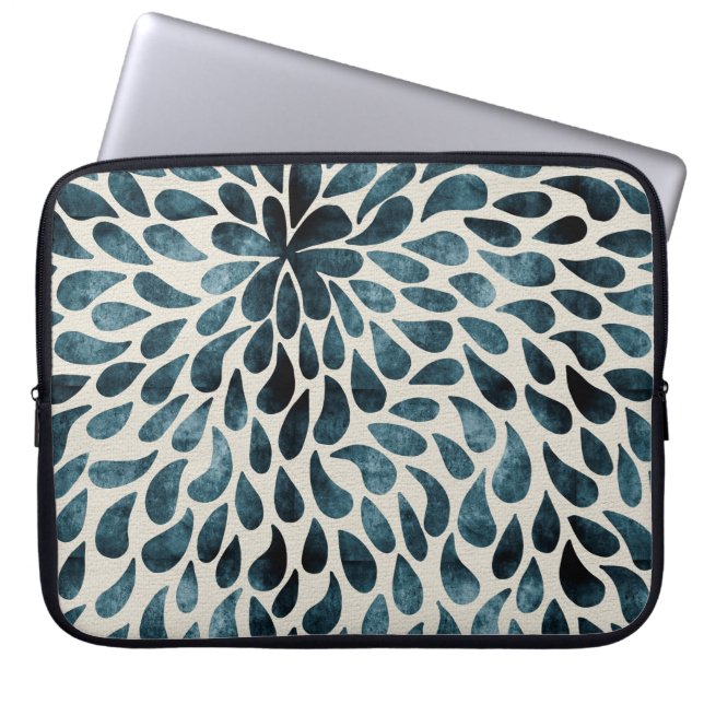 Capa Para Notebook pétalas de abstrato floral floral (Frente)