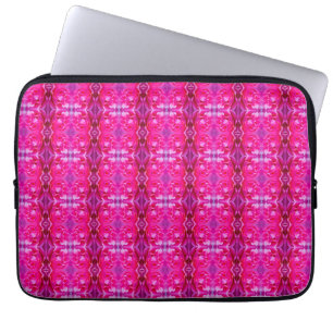 Capa Para Notebook Pétalas rosa vibrantes, cor-de-rosa, padrão floral