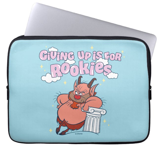 Capa Para Notebook Phil - Giving Up is for Rookies Laptop Sleeve (Frente)