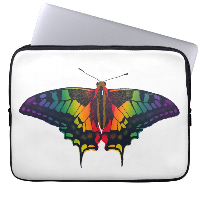 Capa Para Notebook Philadelphia Rainbow Prim Flag Swallowtail (Frente)