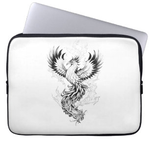 Capa Para Notebook Phoenix Fantasy Wild Animal Illustration Art Tatto