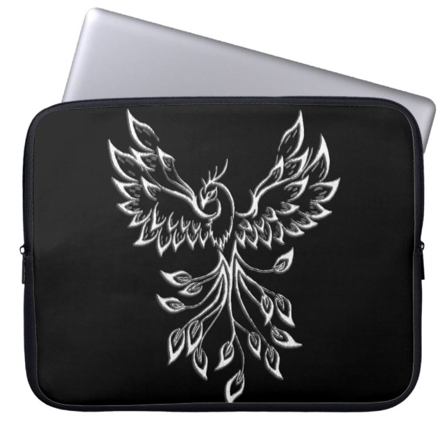 Capa Para Notebook Phoenix nasce em preto (Frente)