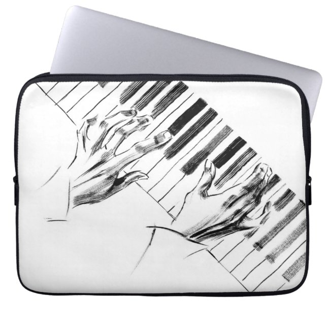 Capa Para Notebook Piano (Frente)