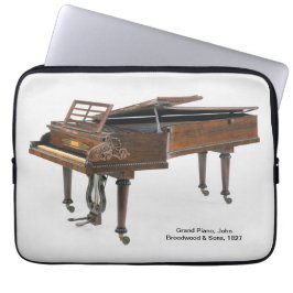 Capa Para Notebook Piano de Cauda Antigo Broadwood Instrumento Musica