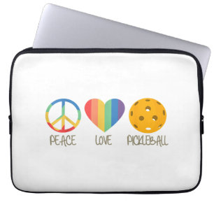 Capa Para Notebook Pickleball de Paz e Amor