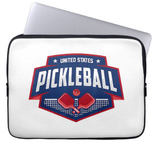 Capa Para Notebook Pickleball suporta jogador de picleball em equipe