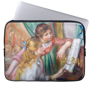 Capa Para Notebook Pierre Auguste Renoir - Jovens Meninas no Piano
