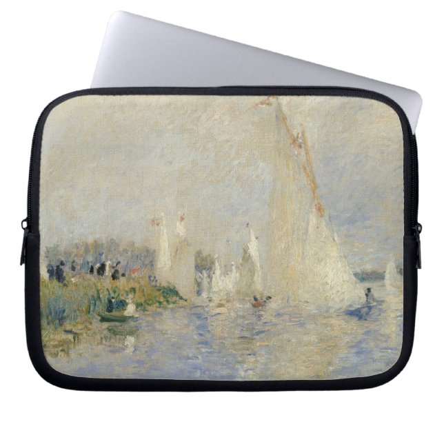 Capa Para Notebook Pierre uma regata de Renoir | em Argenteuil (Frente)