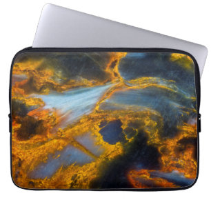 Capa Para Notebook Pietersite com Veios Laranja