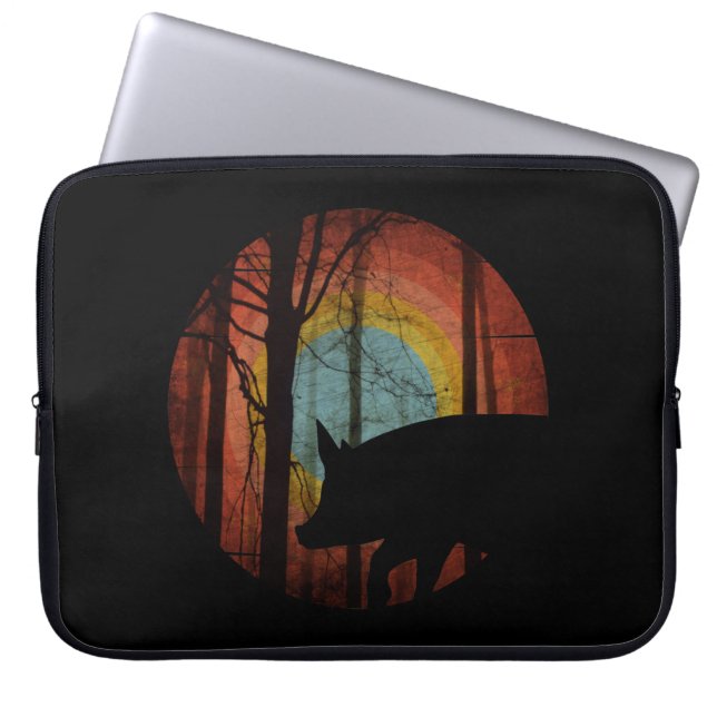 CAPA PARA NOTEBOOK PIG IN THE WOODS FLORESTA (Frente)