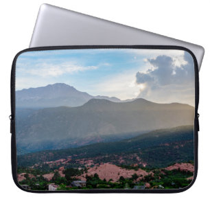 Capa Para Notebook Pikes preguiçosos Pico de Bolsa de laptop sunset
