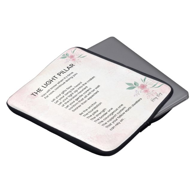 Capa Para Notebook Pilar-Luz - Despertando Poesia Poema (Frente Topo)