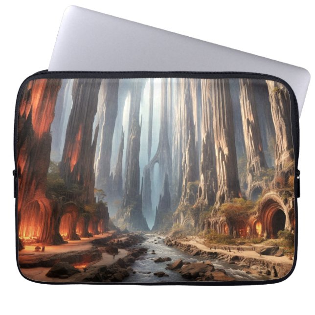 Capa Para Notebook Pilares e Pessoas (Frente)