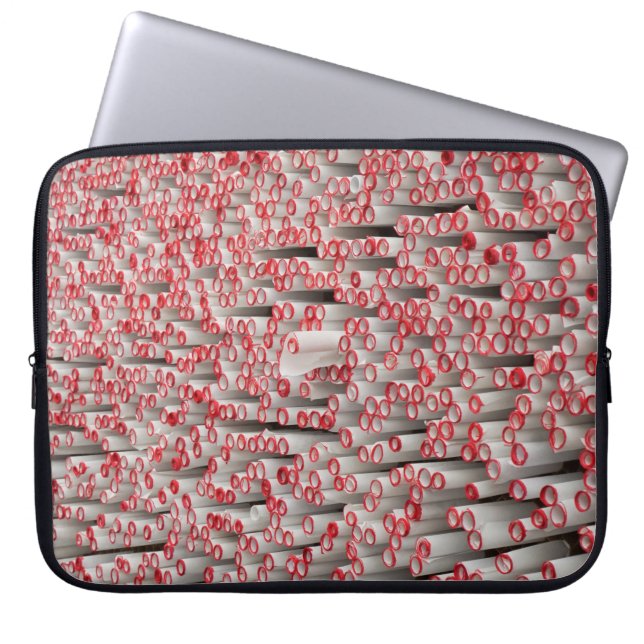 Capa Para Notebook Pilha de papéis laminados (Frente)