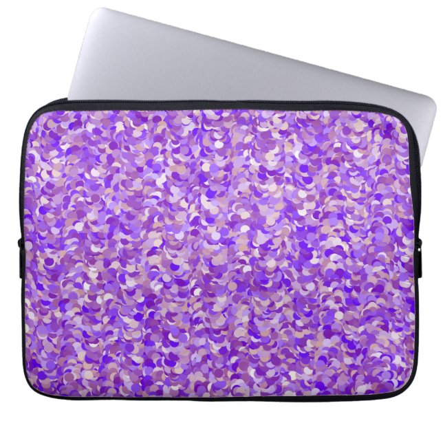 Capa Para Notebook Pílula feminina chique e clássica com brilho roxo (Frente)