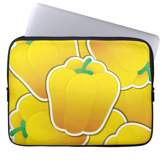 Capa Para Notebook Pimenta amarela funfa (Frente)
