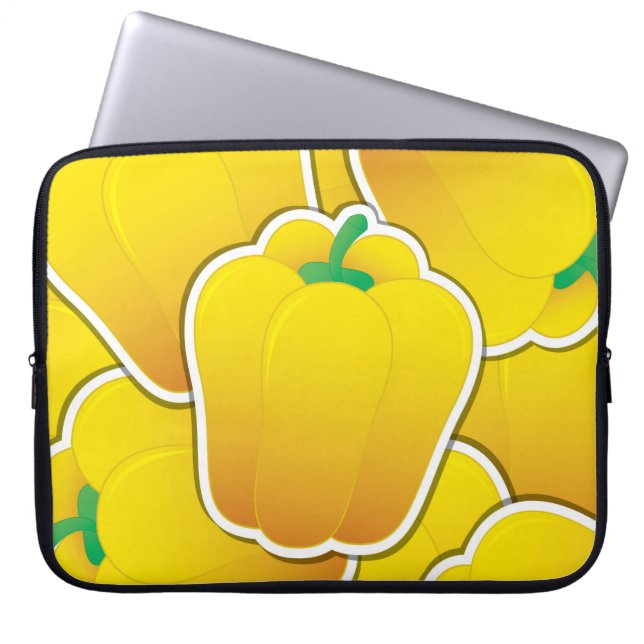 Capa Para Notebook Pimenta amarela funfa (Frente)