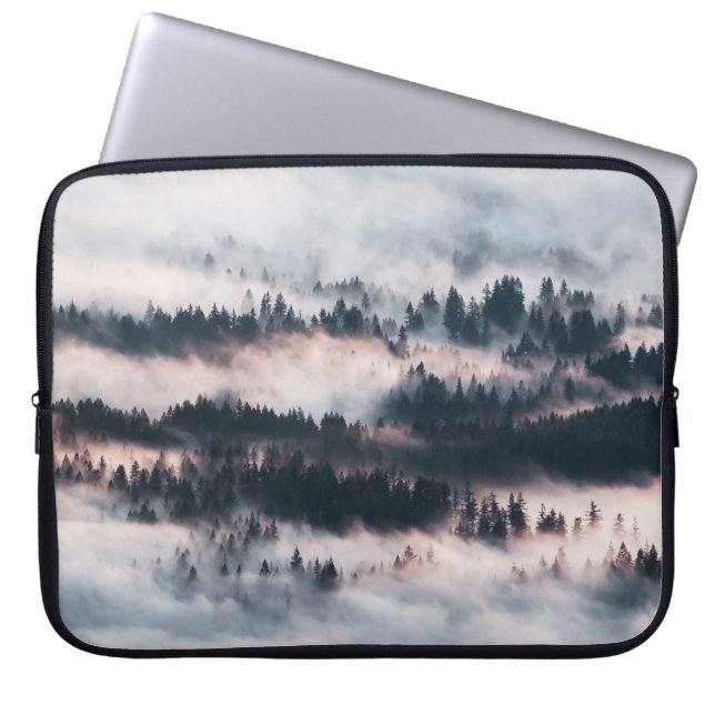 CAPA PARA NOTEBOOK PINAS COBERTAS COM NEVE (Frente)