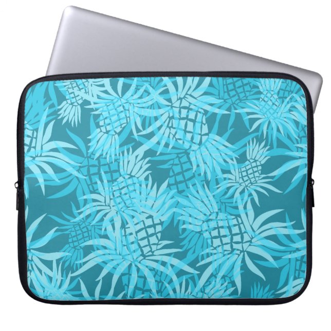 Capa Para Notebook Pineapple Collage Havaiano Neoprene Wetcase (Frente)
