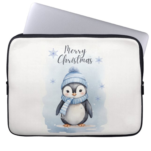 Capa Para Notebook "Pinguim Bonito" (Frente)