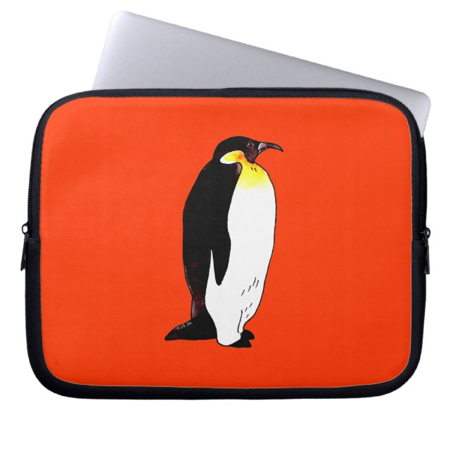 Capa Para Notebook Pinguim de imperador (Frente)