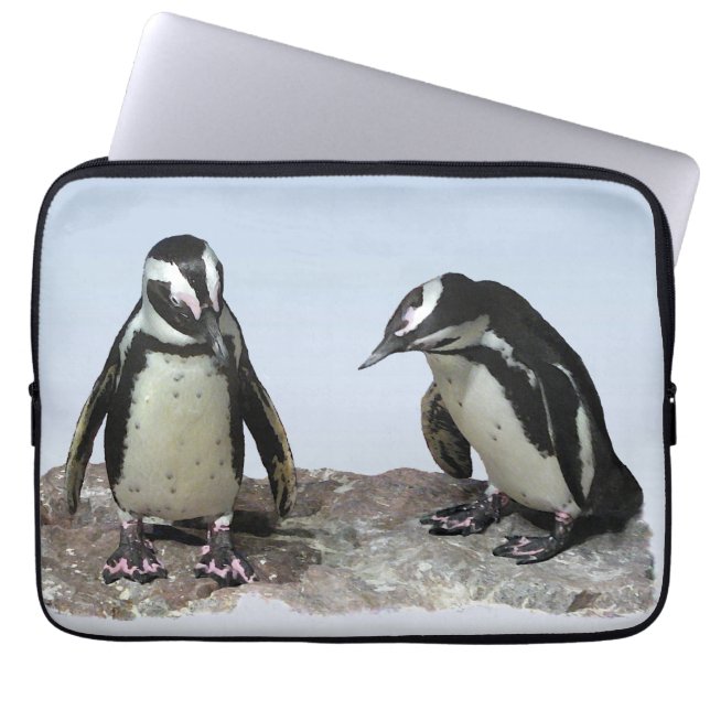 Capa Para Notebook Pinguins (Frente)
