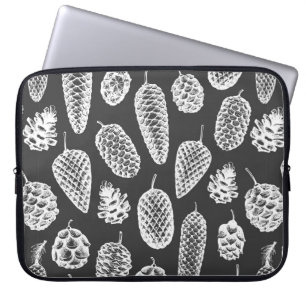 Capa Para Notebook Pinhas em cones desenharam um padrão perfeito. Bo