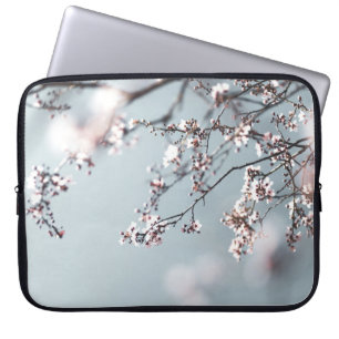 CAPA PARA NOTEBOOK PINK CHERRY BLOSSOM EM FECHAR FOTOGRAFIA