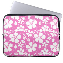 CAPA PARA NOTEBOOK PINK HAWAIIAN HULA (HIBISCUS)