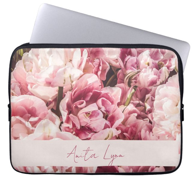 Capa Para Notebook Pink Peony (Frente)