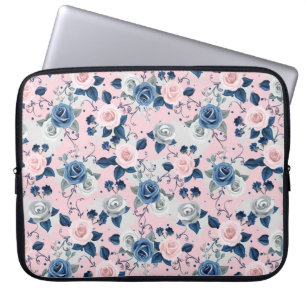 Capa Para Notebook Pinks, Blues e Rosas de Cinzas