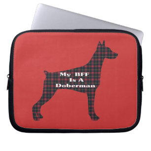 Capa Para Notebook Pinscher BFF do Doberman