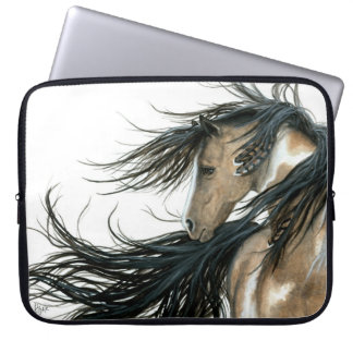 Capa Para Notebook Pinte o cavalo majestoso do Pinto pela bolsa de