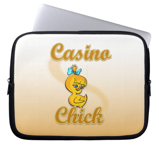 Capa Para Notebook Pintinho Casino (Frente)