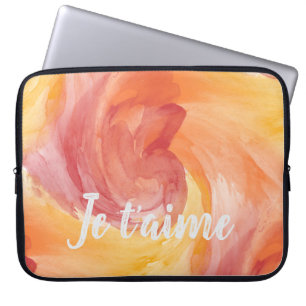 Capa Para Notebook Pintor Vermelho Cor-de-Rosa Vermelho Cor-de-Água