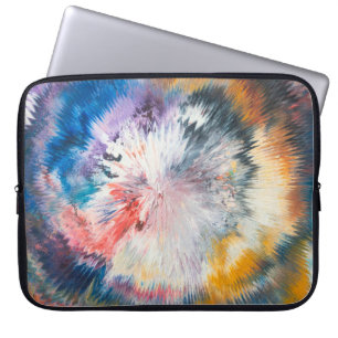 Capa Para Notebook Pintura a óleo de 4K. Abstração criativa colorida.