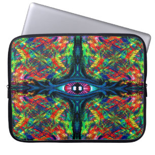 Capa Para Notebook Pintura a Óleo Surreal Distorcida Alucinante Visão