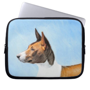 Capa Para Notebook Pintura Basenji - Arte Original Custa
