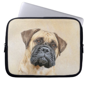 Capa Para Notebook Pintura Bullmastiff - Arte Cachorra Original
