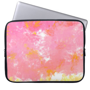 Capa Para Notebook Pintura criativa de abstrato. Fundo com artista